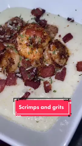 Quick pre-nap meal! #kimmyskreations #fyp #foryou #shrimpandgrits #seasonyourfood #tiktokcreator