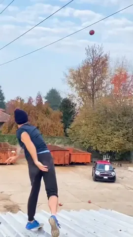 Did I destroy the car?😂 #fyp #trickshots #destroyedcar