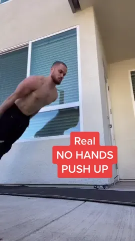 Real no hands push up. Can You do it better? #Fitness #pushups #challenge