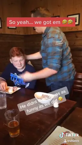 Perfectly executed salt prank🤣🍻#tabletop #HolidaysOurWay #prank #prankwars #cloutcity #pranksgonewrong #prankfails @tyshute3 @kryptec #saltprank #tn