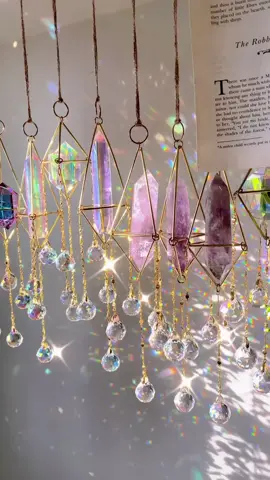 Sparkling in the sun ☀️ #fyp #crystalsuncatcher