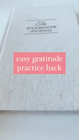 Easy gratitude hack #gratitude #grateful #thankful #clutterfree #journaling #journal #gratitudeattitude