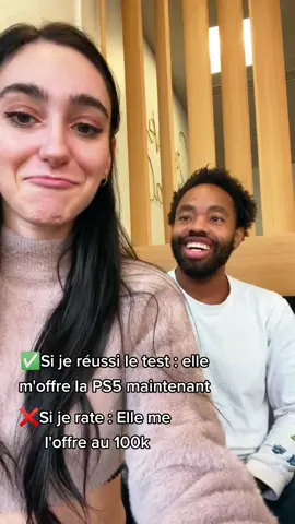 Ce fameux test 😐 À 100k sur mon ℹnst🅰 laury.aucalme elle m'offre la PS5 👀 Accomplissons ce rêve ensemble 😭