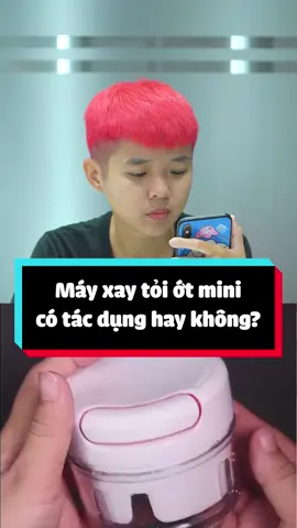 Máy xay tỏi ớt mini có tác dụng hay không? #tomreview #eyeplusmedia #LearnOnTikTok #mayxaymini
