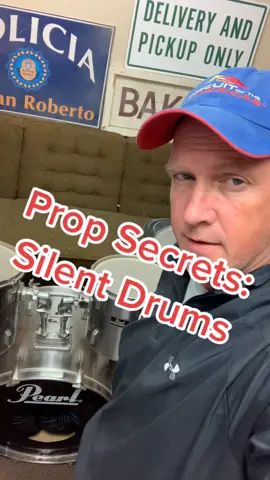 Props: Silent Drums.  #props #drummer #movieprops #ReadySetShop