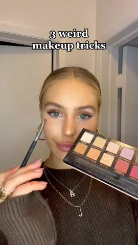 Unconventional makeup tricks I do everyday #makeuphacks #makeup #HolidayVibes #IntroVideo #beautytip