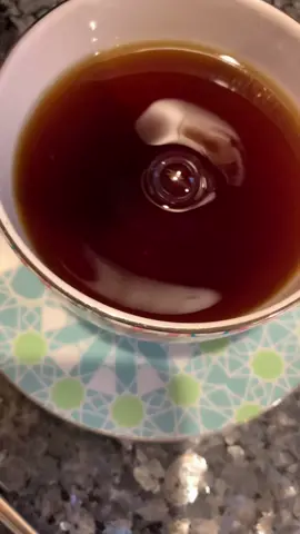 #asmr #visualasmr #audio #coffee in a teacup @folgers