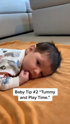 Baby Tip #2 “Tummy and Play Time.” #ColdWeather #babytips #socutebaby #tummytime #foryoupage #babiesoftiktok