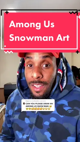 Reply to @narut0xedits #HappyHolidays #snowman #AmongUs #drawing #christmas