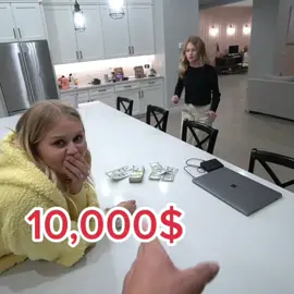 We set out 10,000$ infront of our friends to see if they would steal it 😂 go watch the YouTube video!! #fyp #foryoupage