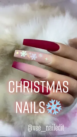 Video up on my channel! Link in bio ❤️  #fyp #nailtech #acrylicnails #nailsoftiktok #holidayszn #nailinspo #christmasnails #nailtutorial