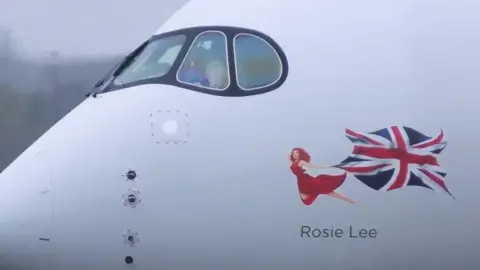 Rosie Lee arrived yesterday 🫖 #avgeek #aviation #manchesterairport #airbus #a350 #virginatlantic #pilot #new #airplane #xyzbca #fyp