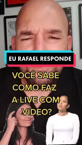 VOCÊ SABE COMO FAZ LIVE COM VIDEO? #comocrescernotiktok #dicastiktokbrasil #tutorial #eurafaelresponde #tiktokiniciante🙂 #live #video