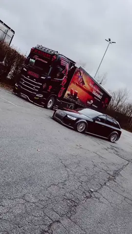 🚨Go in Style🚨 #audi #scania #scaniapower #tuning #light #audia4 #diesel #power #foryou #schubert #schuberttransporte #foryoupage #airride #goodlife