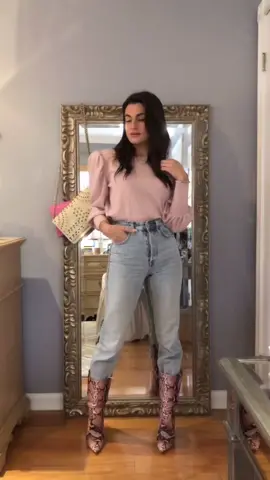 Fun with pink Snakeskin boots #UpTheBeat #ThinkingAbout #fashion