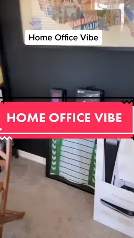 Home Officr Vibe! #UpTheBeat #ThinkingAbout #HouseTour #officetour #foeyou #foryour #gaming #gamer