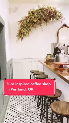 New European inspired coffee shop in #portlandoregon 📍 Keeper Coffee in SE #pdx #portland #coffeeshop