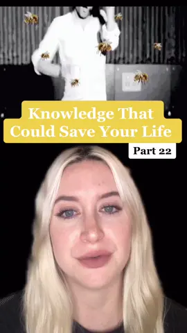 🐝 #survival #DidYouKnow #safetyfirst #LearnOnTikTok #lifehacks #nature #bees #TheWildsChallenge