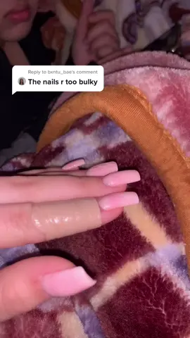 Reply to @bxntu_bae bulky or not 🤔 #nails #hate #comment