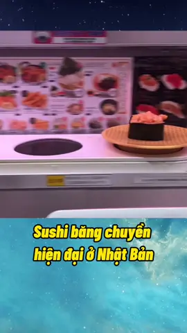 Vừa ăn mà phải vừa bấm chốt đơn, chốt đơn. Ăn sushi băng chuyền tự động bên Nhật. #travip #LearnOnTikTok #yeumaybay