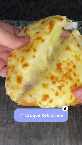 Recette croque du compte @cookblow  ! Vous aimez ce concept ? #croque #reblochon #fromage #cheese #hiver #recette #pourtoi #recettefacile