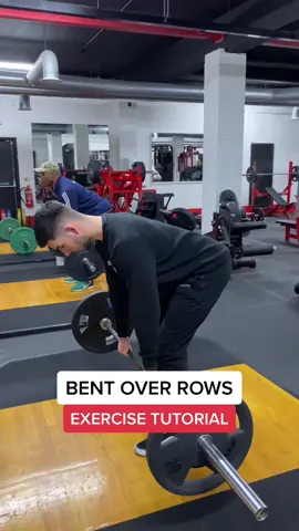 Barbell bent over rows💪🏼 #howto #exercisetutorial #LearnOnTikTok #workout #bentoverrow #muscle