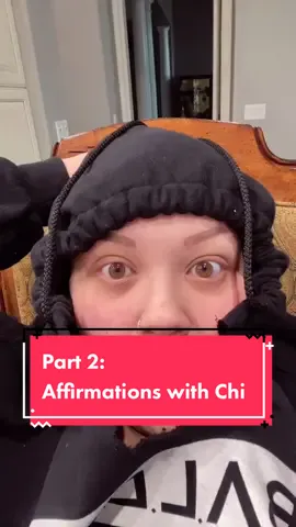 DAY 2: my mama is always there to gas me up #affirmationswithchi #baldie #baldiechi