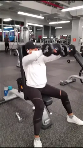 Shoulder Blaster! #shoulderexercises #shoulderworkout #gymtime #workout #workoutroutine #fitcouple #couplesfitness