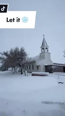 First snow living here! ⛄️ ❄️ #weboughtachurch #renvationseries #renovationproject