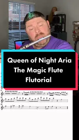 Reply to @userlucoe3tzg0 #queenofthenight #themagicflute #magicflute #opera #flute #flutetiktok #aria