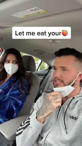 these masks make everything sound different..but she was down🙈😳😂 #couple #goals #mask #couplegoals #fyp