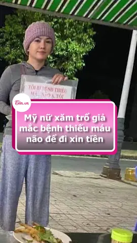 Mỹ nữ xăm trổ giả mắc bệnh thiếu máu não để đi xin tiền #tiinnews #tiktoknews #luadao