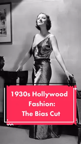 1930s Hollywood Fashion: the bias cut #oldhollywood #FestiveFashion #filmhistory #fyp #fashionhistory #movies #fashion