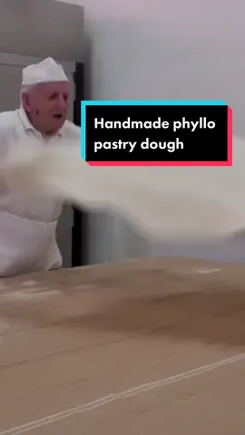 This is one of Greece’s last pastry masters #insider #LearnOnTikTok #TikTokPartner #phyllodough #greekfood