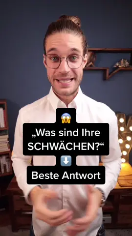 Was Antwortest Du? #vorstellungsgespräch #bewerbung #schwäche #stärke #beruf #job #lernenmittiktok #arbeit #ausbildung #rhetorik #kommunikation