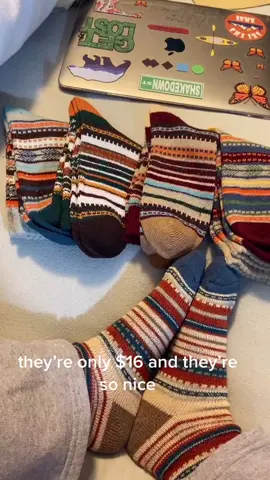 i needed more thick socks bc i wear docs or bean boots everyday and these are superb #christmas #granola #Hiking #gifts #socks #amazon #fyp