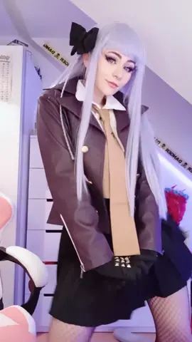 unpopular opinions?🖤 #danganronpacosplay #kyokokirigiricosplay #dance #cosplaygirl #memes