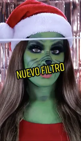 Probando nuevos filtros #navidadtiktok #comedia #fyp #parati #filtrogrinch #humor #navidad2020