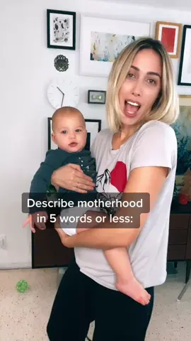 Describe motherhood in 5 words or less 🤣 idea from @schnbrg