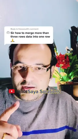 Reply to @freeesoul0 Leave a comment if you like it. #excel #tutorial #sayasolutions #EduTok #LearnOnTikTok #excelpro #excel_learning #fyp #tiktok #fy