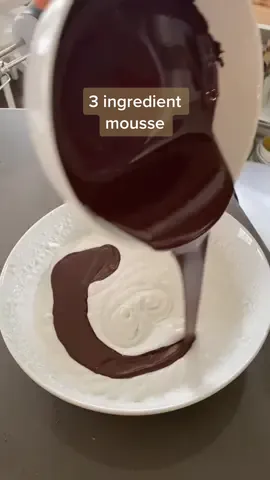 How to make 3 ingredient chocolate mousse! Perfect for the holidays #tiktokpartner #LearnOnTikTok #christmasrecipes #holidayrecipe