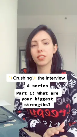 Crushing the interview part 1! What are your biggest strengths? #fyp #career #job #work #money #salary #advice #women #confidence #strong