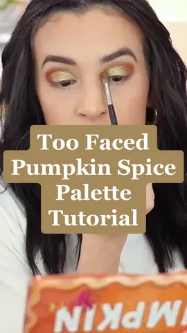 @toofaced pumpkin spice palette look! #toofaced #toofacedcosmetics #toofacedeyeshadow #eyeshadowpalette #makeuptutorial #toofacedeyeshadow
