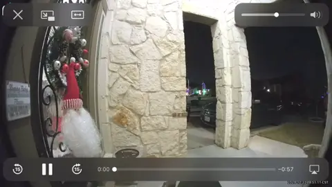 #falling #funny found this on the ring bell.. ￼we were trying to see who can tell get to her dad the fastest and then Santa tripped me😂😂.