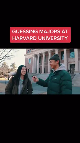 full video on my YouTube channel 🤓 (“Shan Rizwan”) #guessingmajors #harvard #harvarduniversity #interview #college #guessing #major #university