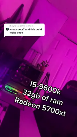 Reply to @opelzafiri thanks 🙏🏿 bro and it’s gonna get upgraded soon probably a i7-9700k paired with a 3070 #foryou #tech  #technology #specs