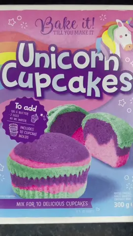 Unicorn Cupcakes ! Kit chez action 🦄 #unicorn #recette #kitaction #kit #action #miam