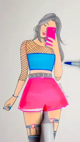 Rate this outfit 1 to 10! ♡ #art #artwork #paint #draw #satisfying #sketch #myart #mood #vibe #craft