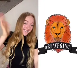#duet with @lulu..navarro Congrats again to Lulu on her amazing #BraveGang Logo Submission! We are honoured to use your art on this platform🥰🦁✨#logo