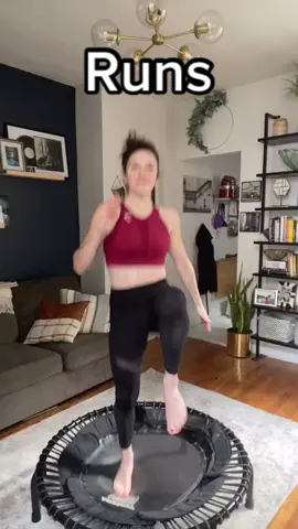 #bouncebyelena lesson 2: RUNS! #trampoline #jumpsportfitness #Fitness #cardio #trampolinecardio #run #Running #basics